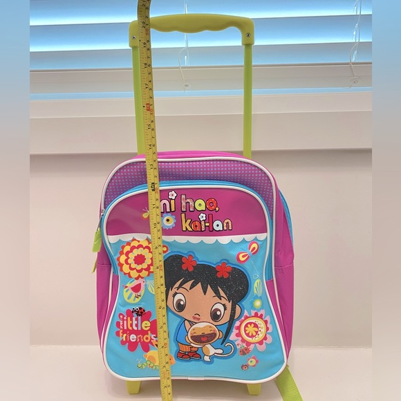 Ni Hao Kai Lan Kids Luggage Backpack with Wheels - Picture 1 of 6